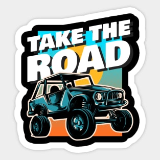 Take the road Sticker